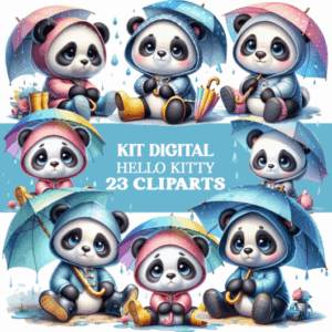 Kit Digital Pandinha Menino