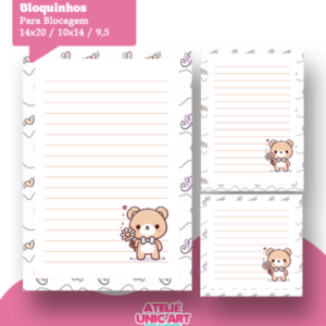 Trio Bloquinhos Ursinho