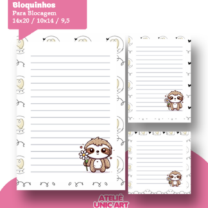 🐼🐻 Bloquinhos Blocagem